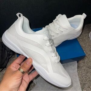 CADIDL Cheer Shoes for Women White Cheerleading Athletic Dance Shoes Sz 37 (6)